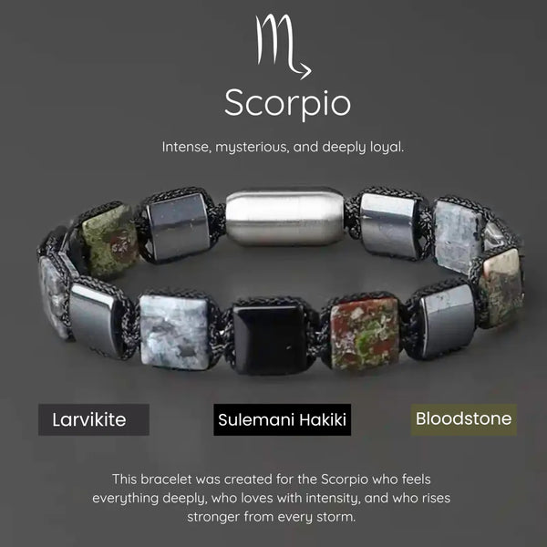 Scorpio Zodiac Bracelet – Depth, Power & Transformation