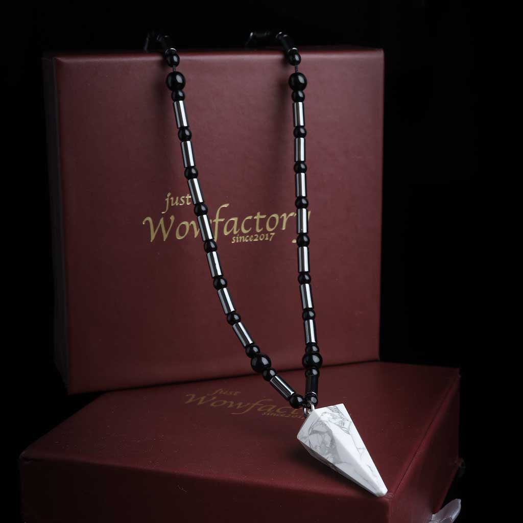 JWF Incredible Determination Tribal Hematite Necklace