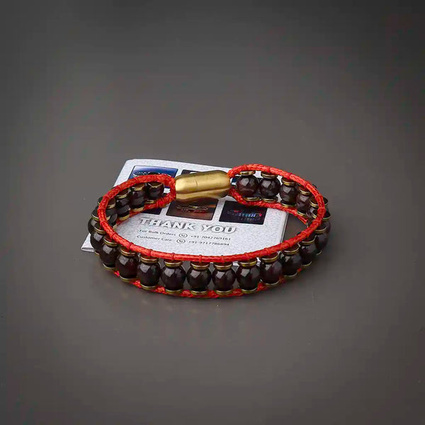 Compassionate Virtue  Garnet Bracelet