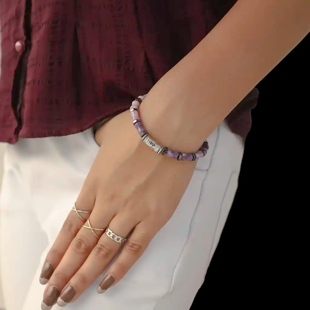 Buy women Amethyst bracelet 