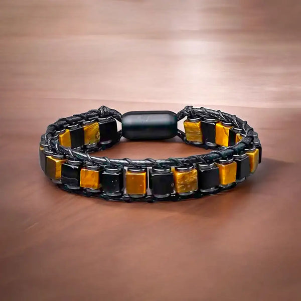 Rekindle The Hope Agate Tiger Eye Tribal Bracelet