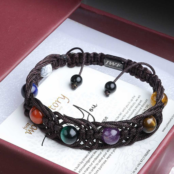 The Finest 7 Chakra Indian Tribal Bracelet