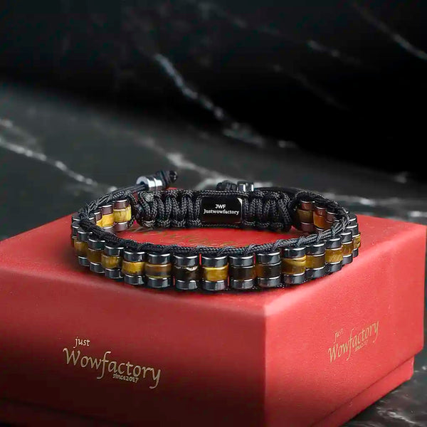 Moving The Mountain Premium Tiger Eye Bracelet Wristband